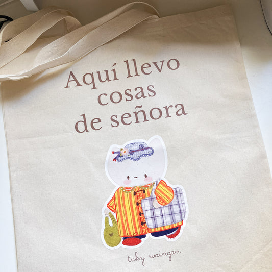 Tote Bag Ilustrado | Señora
