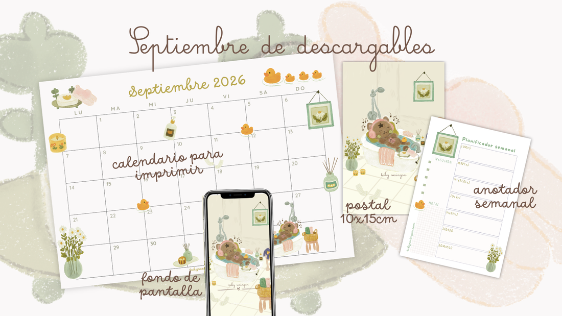Descargables gratuitos de septiembre — momento de Spa por Tuky Waingan