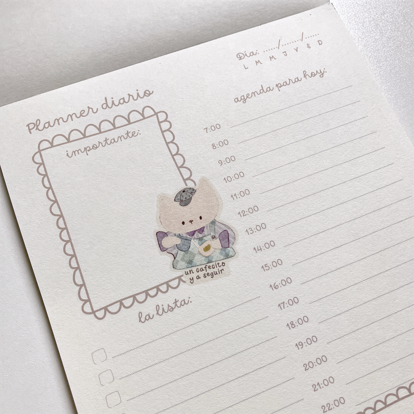 Planner Diario A5 | Un Cafecito