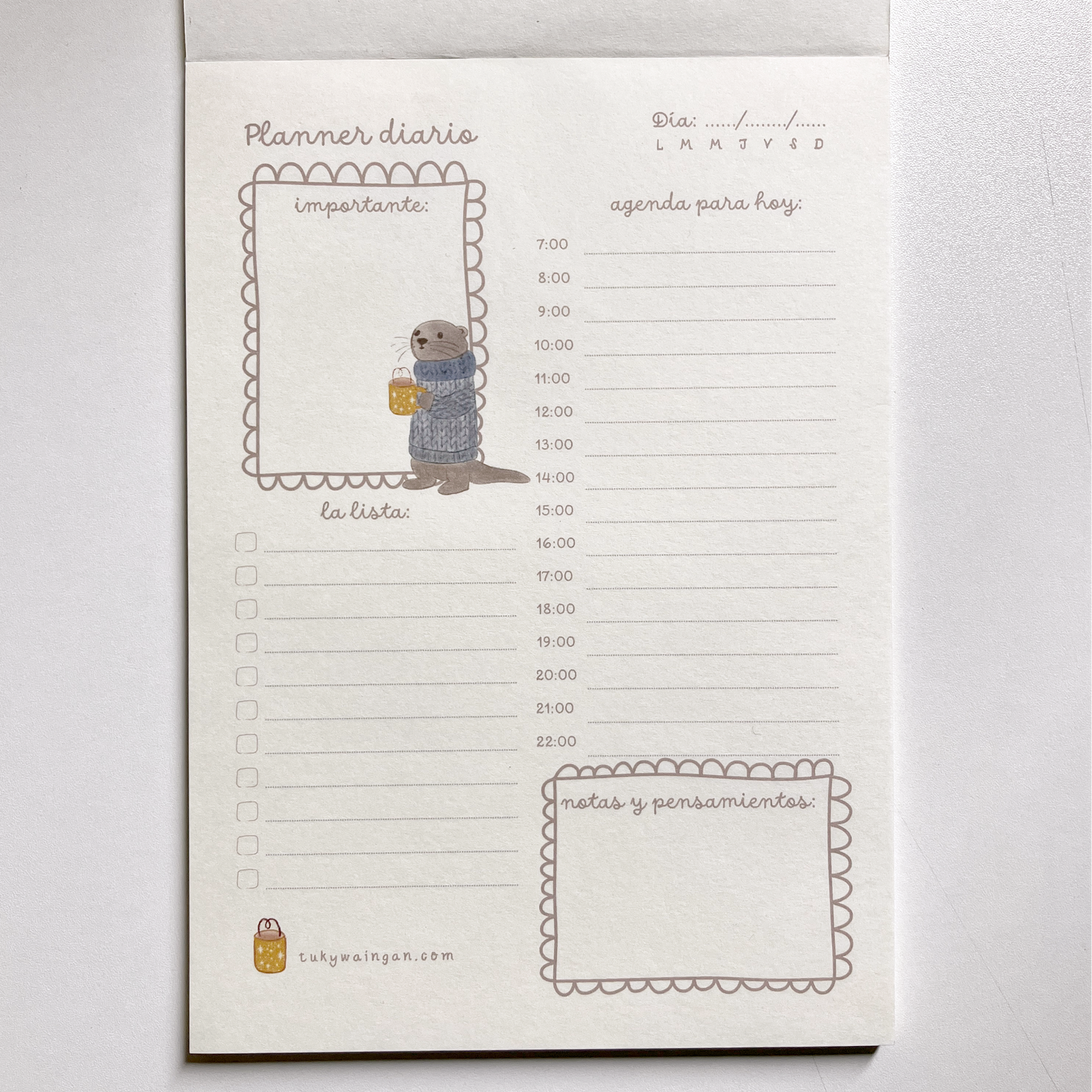 Planner Diario A5 | Nutria