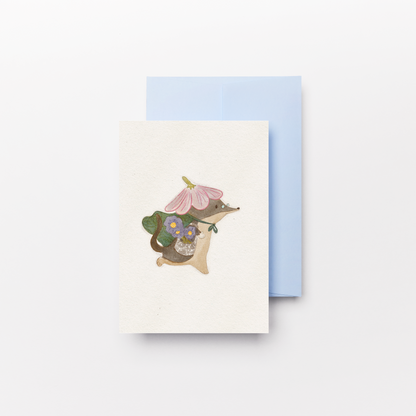 Postal Ilustrada, tarjeta 10x15 cm. Martita
