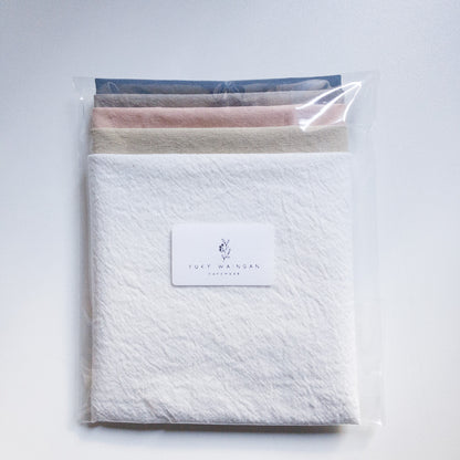 Pack De Telas Tusor Para Bordar "Dreamland Gray"