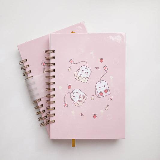 Cuaderno Anillado Tapa Dura A5 80 Hojas Punteadas