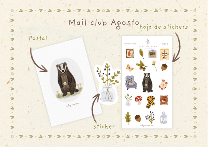 Mail Club · Edición "El tejón del bosque"