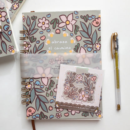 Cuaderno Anillado Bullet Journal A5 con Marcas Bujo – Diseño Exclusivo Hecho a Mano