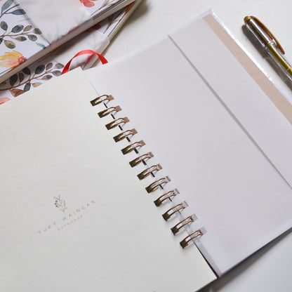 Cuaderno Anillado Tapa Dura A5 80 Hojas Rayadas