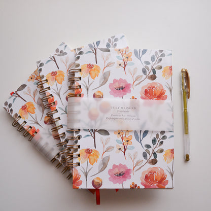 Cuaderno Anillado Tapa Dura A5 80 Hojas Rayadas