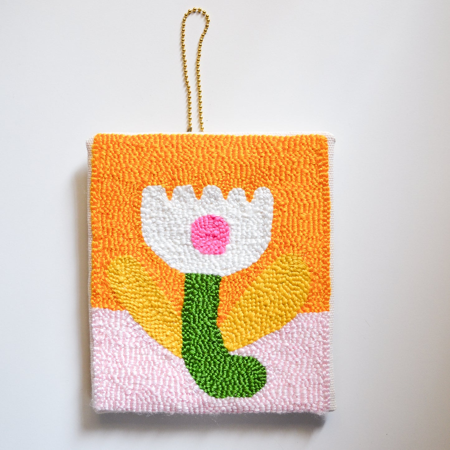 Tapiz Floral Punch Needle | Arte Textil Hecho a Mano