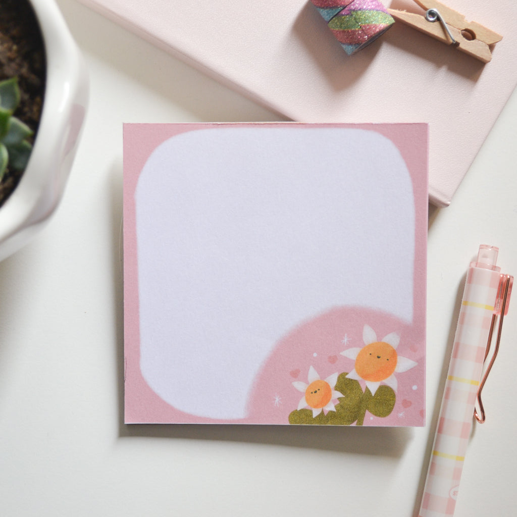 Memo Pad Anotadores kawaii Girasol