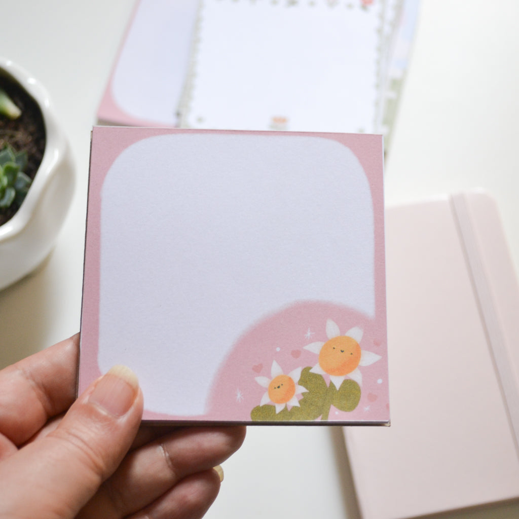 Memo Pad Anotadores kawaii Girasol