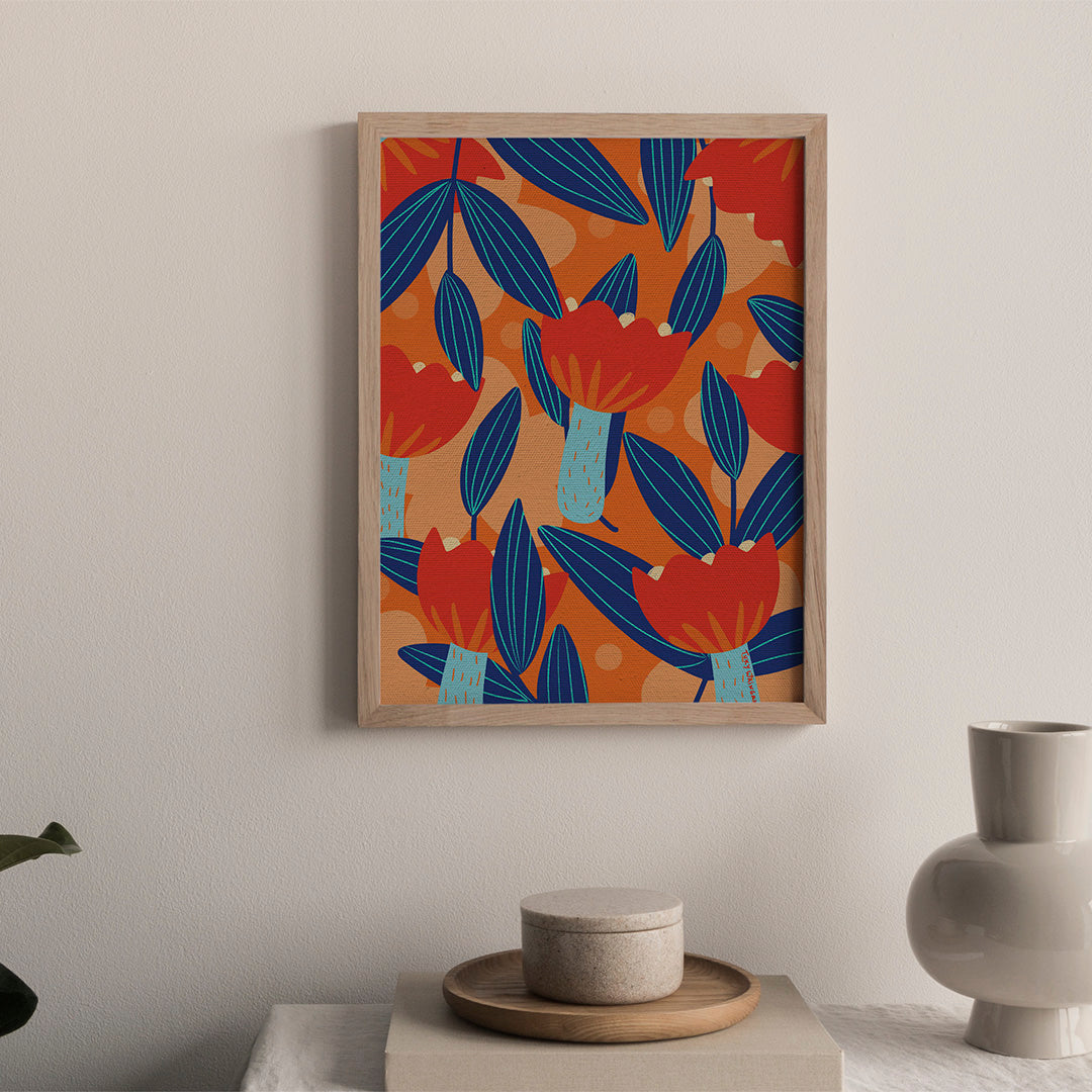 Ilustración Floral Bold | Impresión Artística