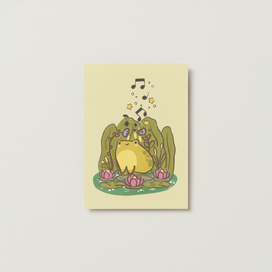 Postal Ilustrada, tarjeta 10x15 cm. Elegí tu diseño Sapito