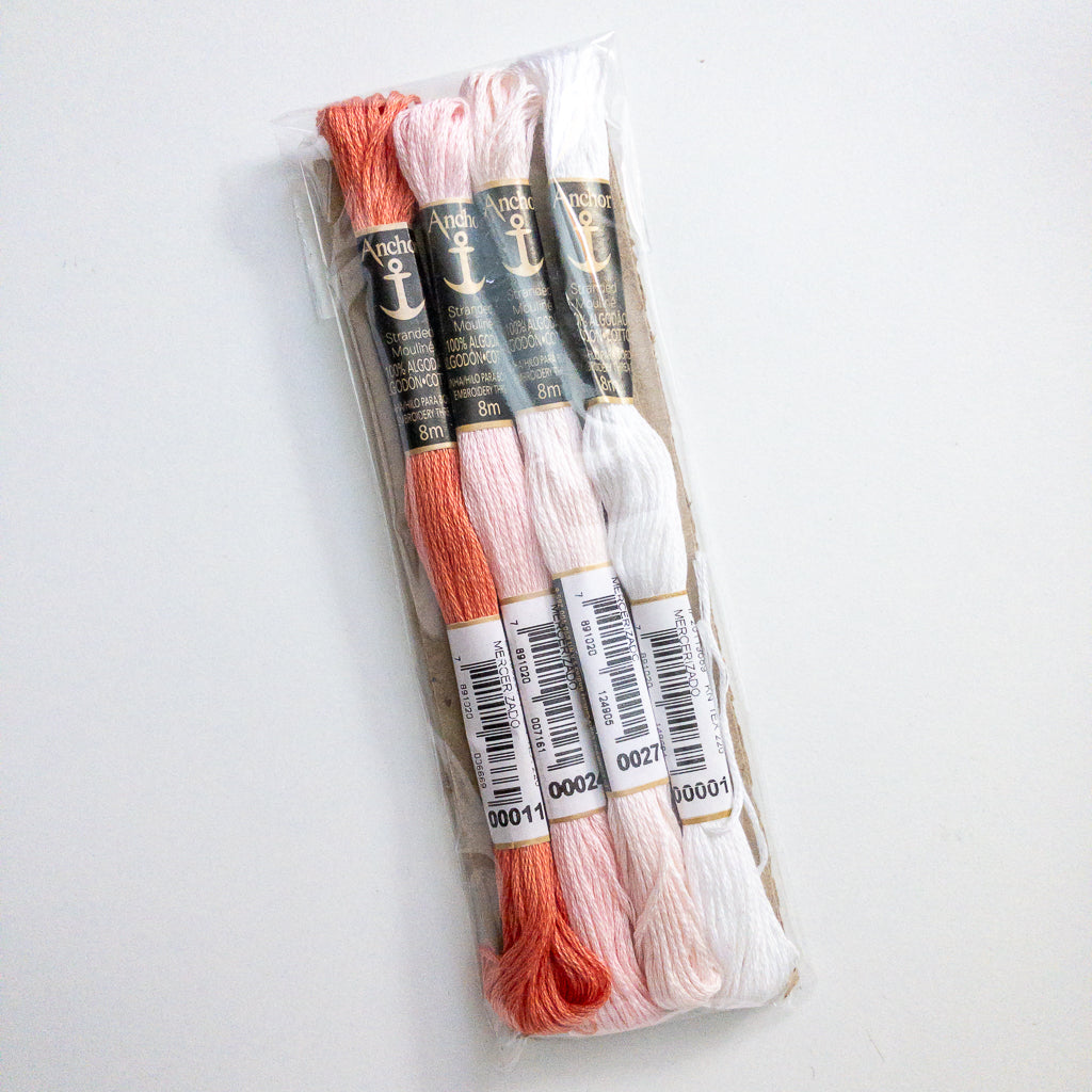 Hilo Para Bordar Mouline Anchor X 4 rosa