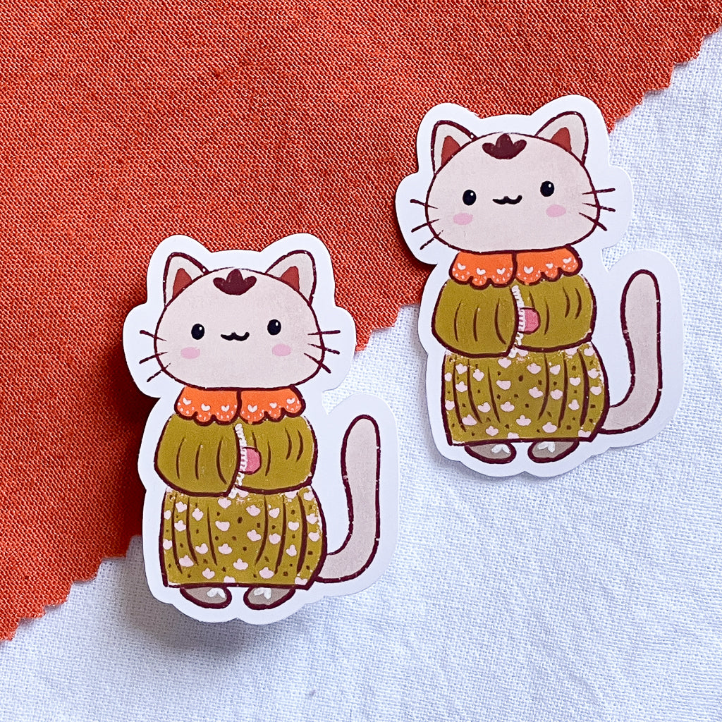 Mila la Gatita | Sticker Resistente al Agua