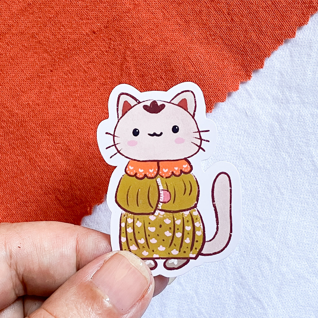 Mila la Gatita | Sticker Resistente al Agua