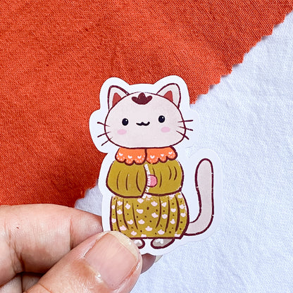 Mila la Gatita | Sticker Resistente al Agua