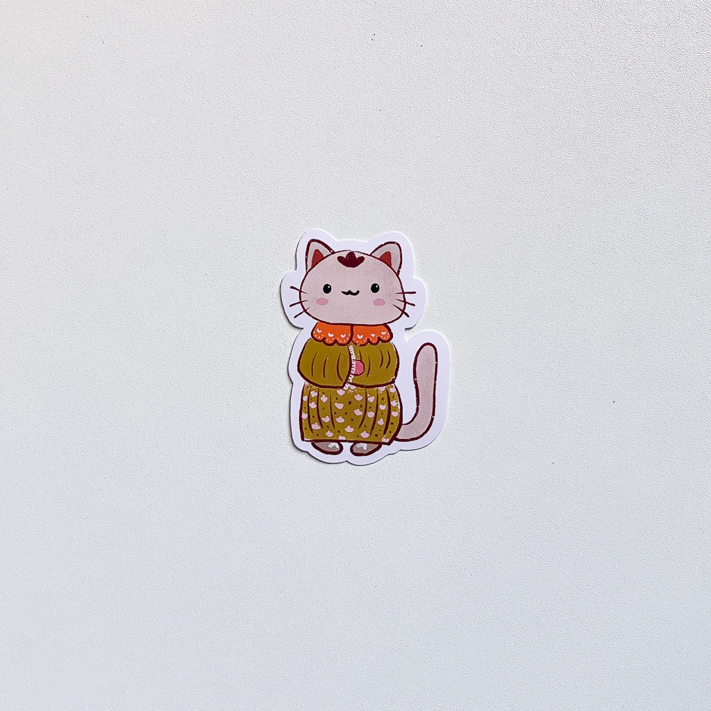 Mila la Gatita | Sticker Resistente al Agua