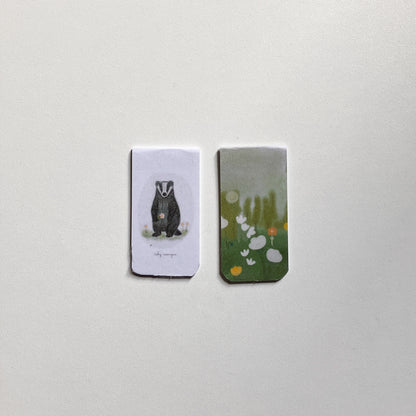 Marcapáginas Magnéticos Ilustrados – Set de 2 | Elegí el tuyo. Hecho a Mano