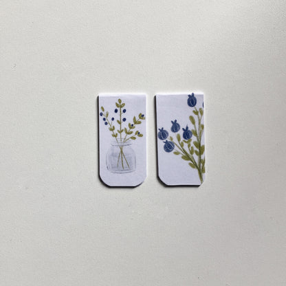 Marcapáginas Magnéticos Ilustrados – Set de 2 | Elegí el tuyo. Hecho a Mano