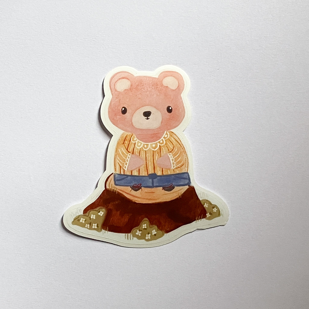 Rosie la Osita | Sticker Resistente al Agua