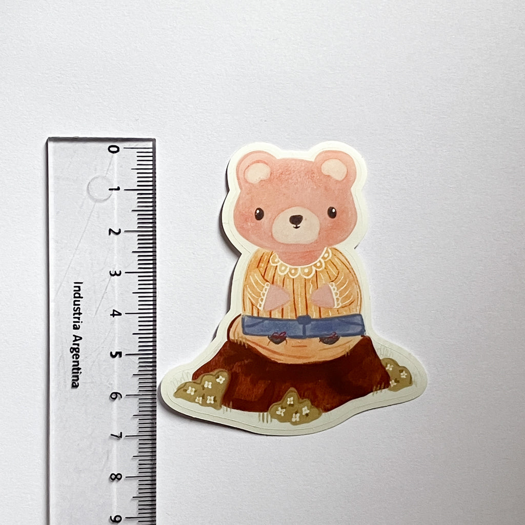 Rosie la Osita | Sticker Resistente al Agua