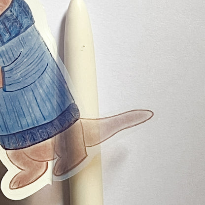 Mochi la Nutria | Sticker Resistente al Agua