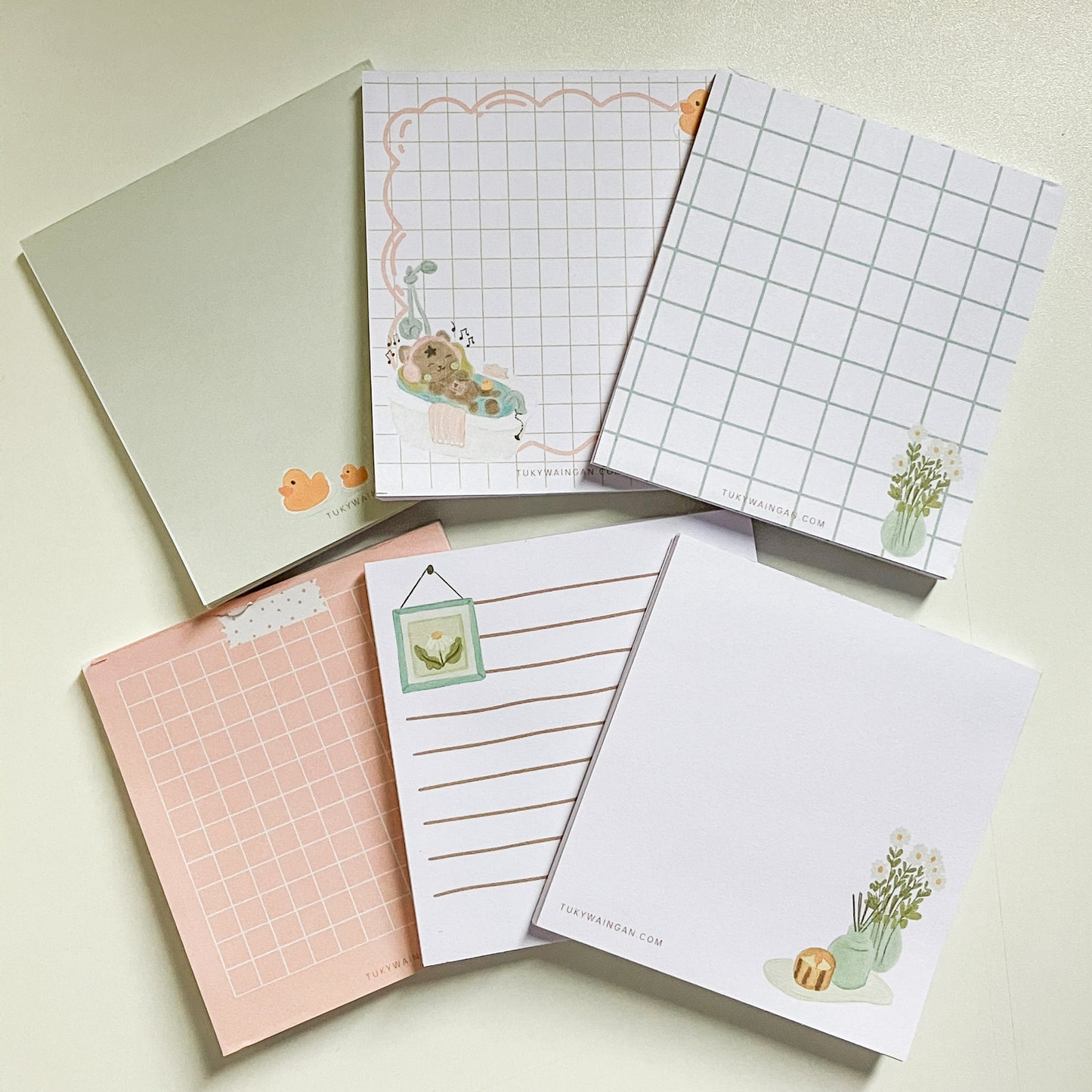Memo Pad Anotadores Patitos