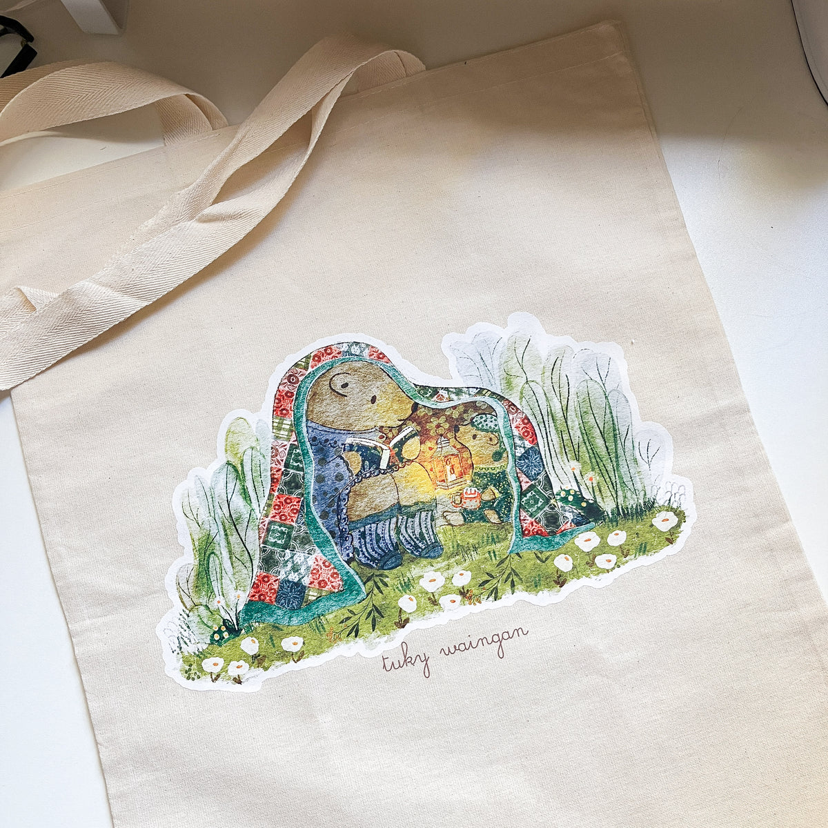 Tote Bag Ilustrado | Cuento de osito