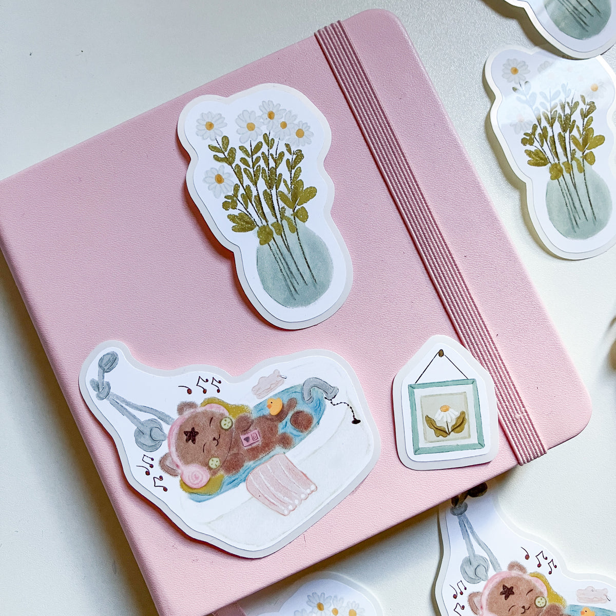 Spa Set x 3 | Sticker Resistente al Agua