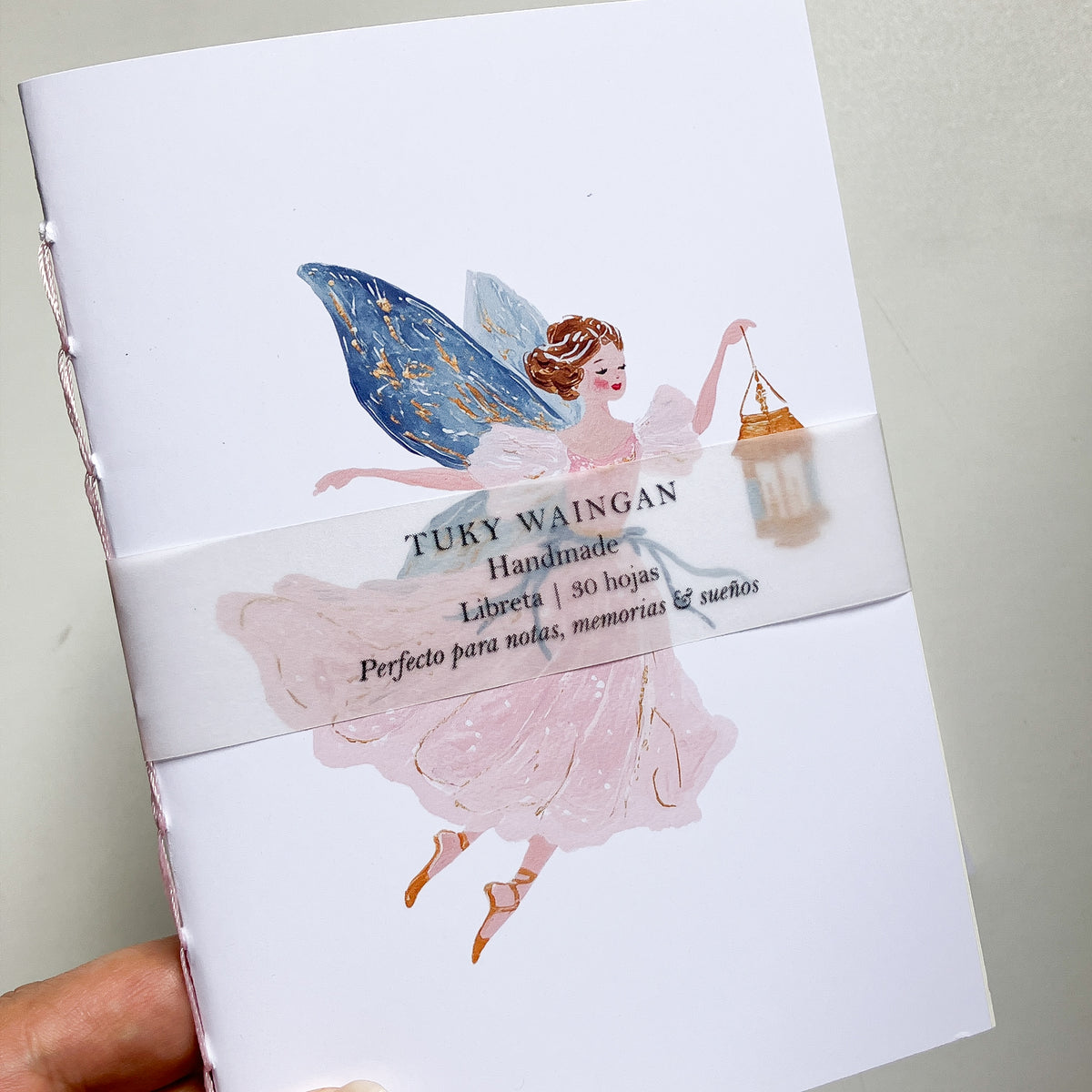 Set x2 Libretas A6 Cosidas a Mano | Hada y Farol