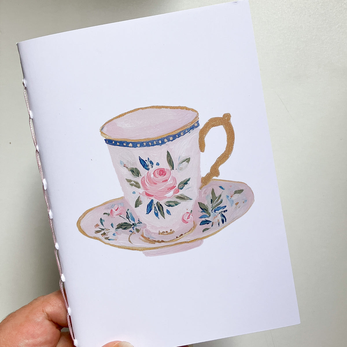 Set x2 Libretas A6 Cosidas a Mano | Hora del Té