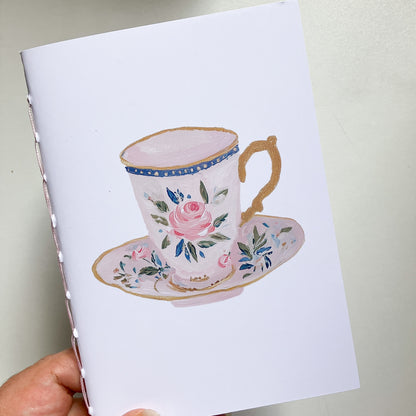 Set x2 Libretas A6 Cosidas a Mano | Hora del Té