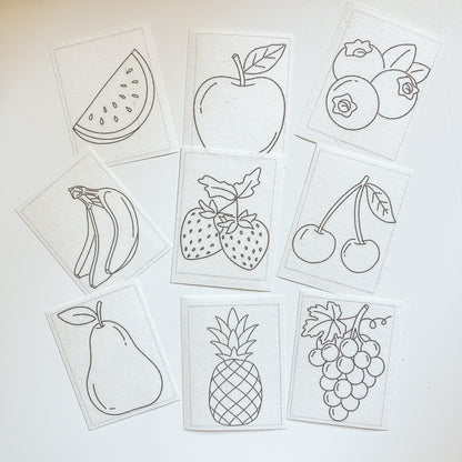 Stickers Frutas y verduras