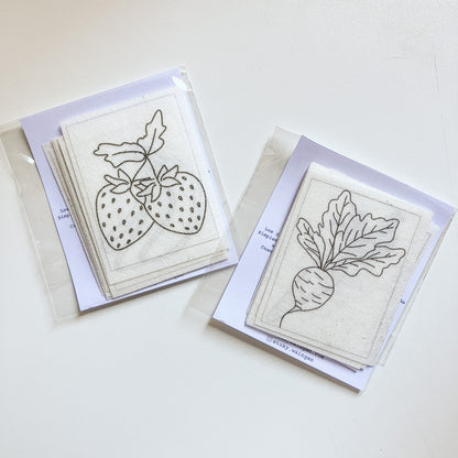 Stickers Frutas y verduras