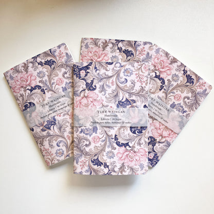 Libreta A6 Flores rosas