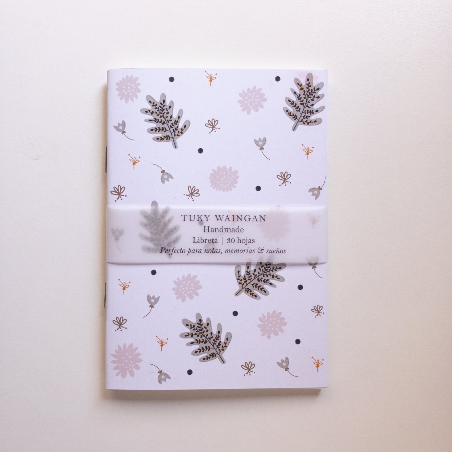 Libreta A6 Helechos | Ilustrada a Mano