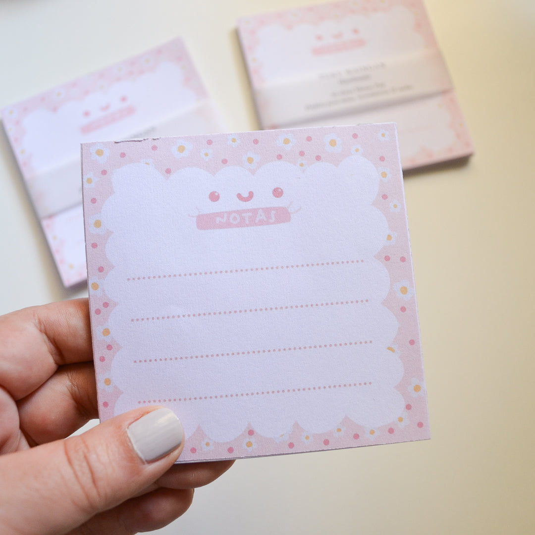 Memo Pad Anotadores kawaii "Margaritas"