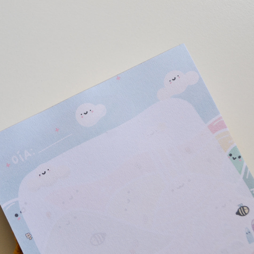 Memo Pad Anotadores kawaii Nubes
