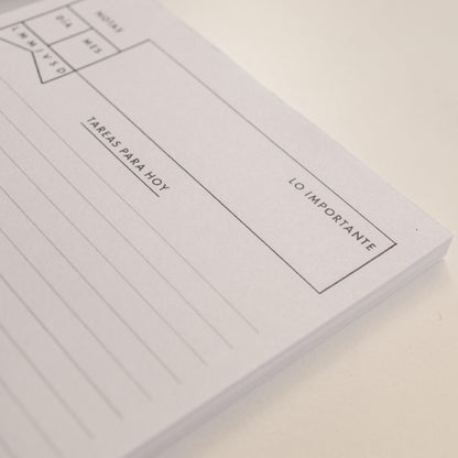 Bloc Notas A6 Minimalista Emblocado 50 Hojas