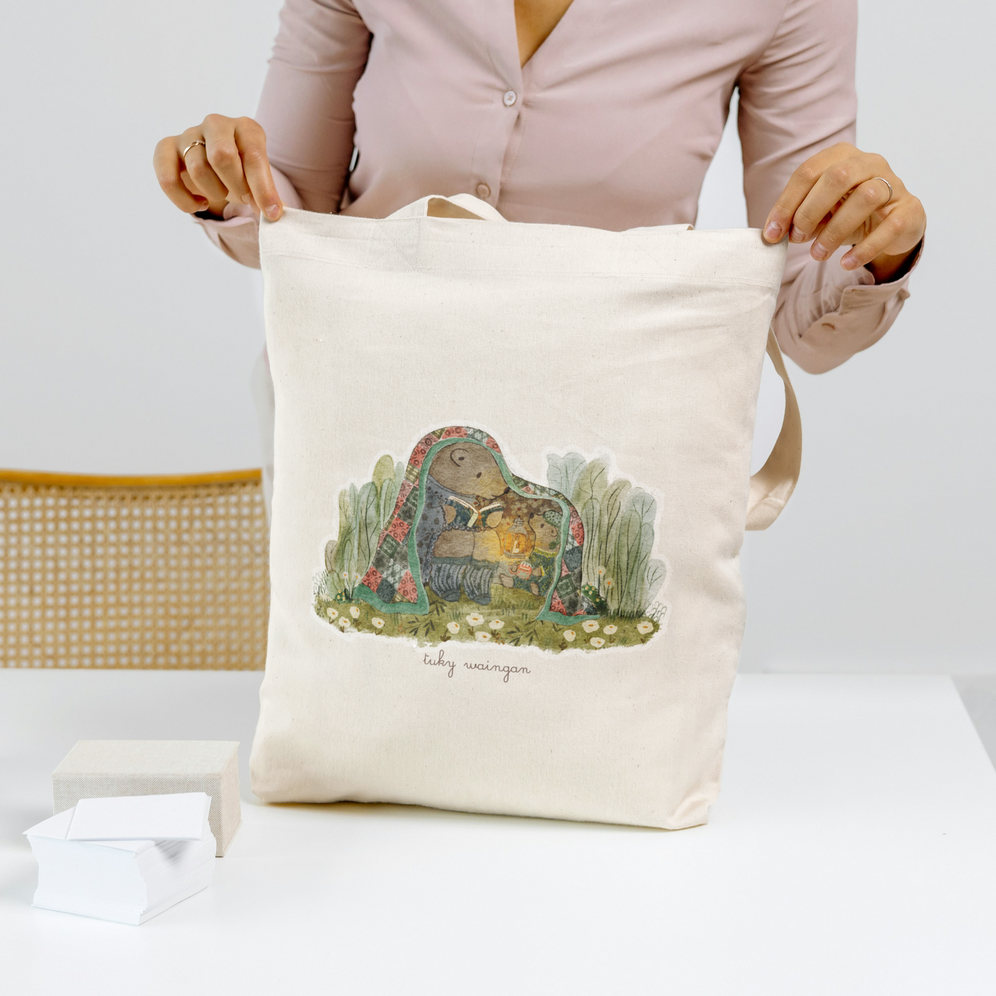 Tote Bag Ilustrado | Cuento de osito