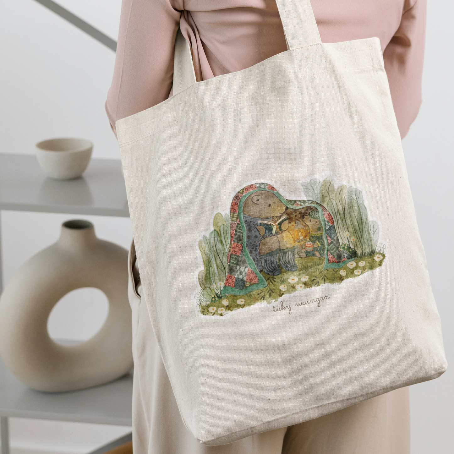 Tote Bag Ilustrado | Cuento de osito