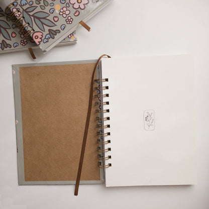 Cuaderno Anillado Bullet Journal A5 con Marcas Bujo – Diseño Exclusivo Hecho a Mano