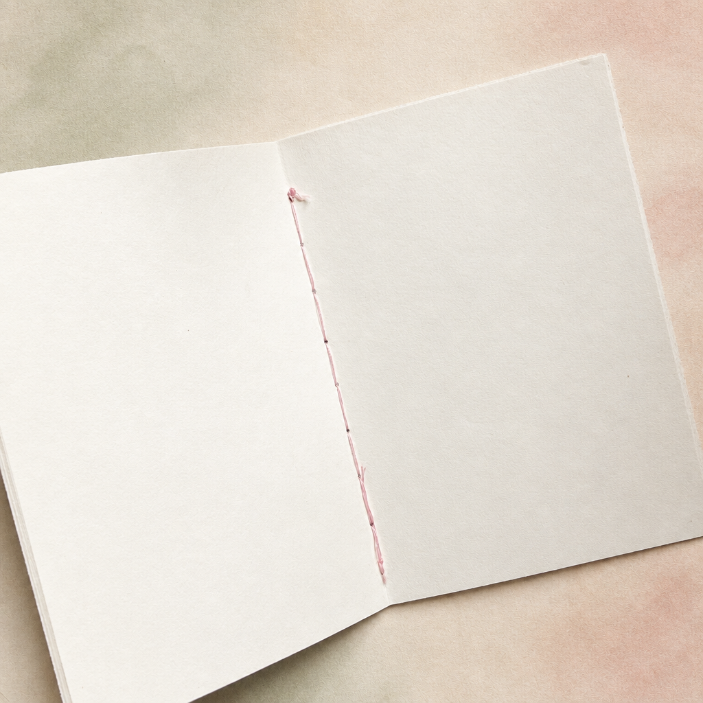 Foto original de la libreta abierta con nuevo fondo