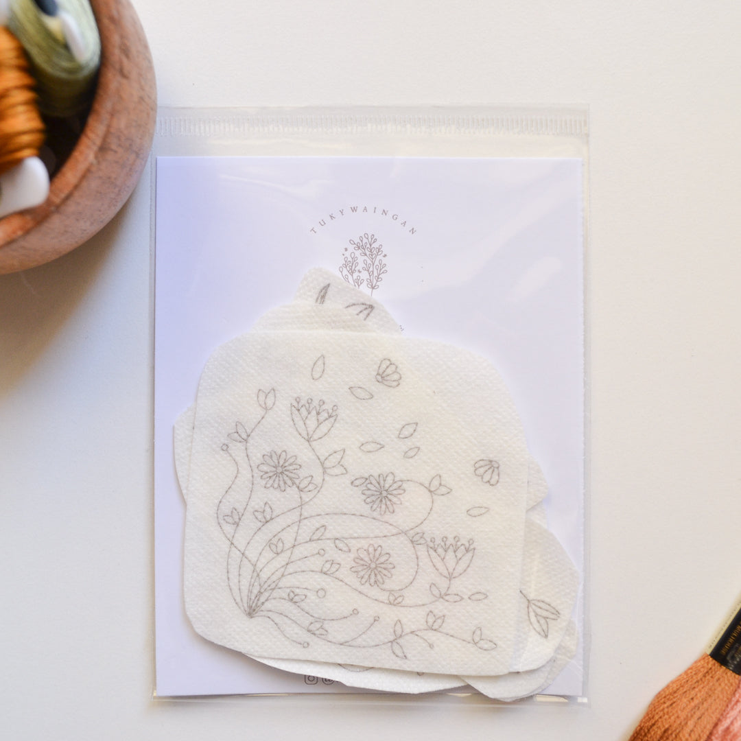 Stickers "Decoraciones" para bordar Hidrosoluble