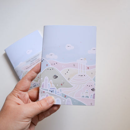 Libreta A6 Mundo Kawaii | Ilustrada a Mano.