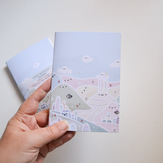 Libreta A6 Mundo Kawaii | Ilustrada a Mano.