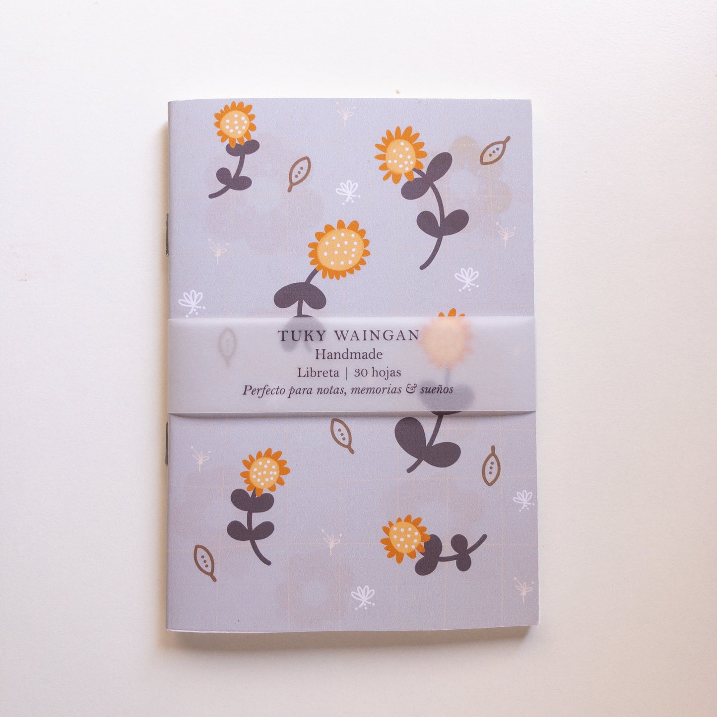 Libreta A6 Girasoles | Ilustrada a Mano