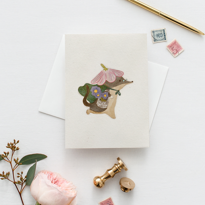 Postal Ilustrada, tarjeta 10x15 cm. Martita