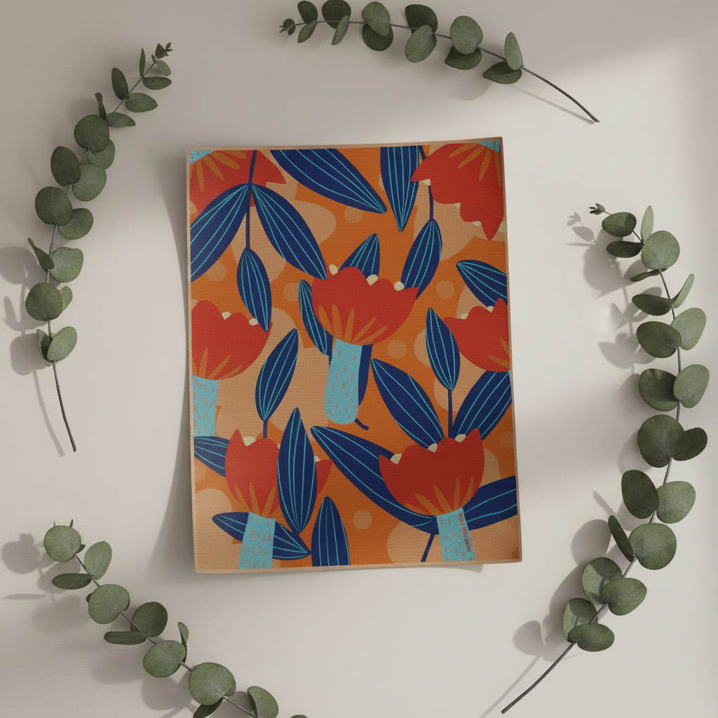 Mockup lámina plana