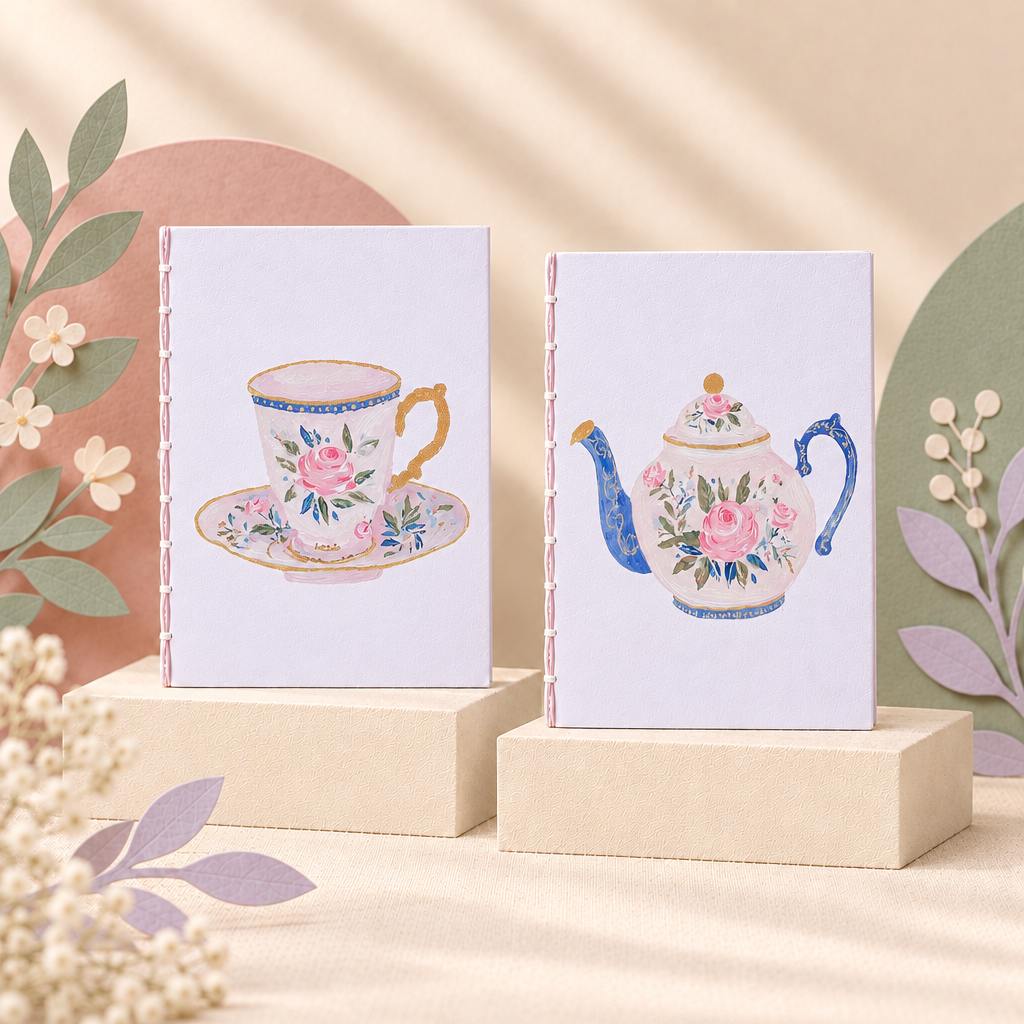 Nueva foto principal del set Hora del Té con las ilustraciones derechas